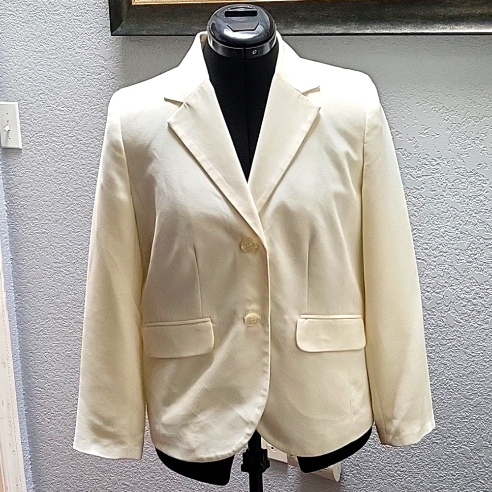 Blazer white petite JM